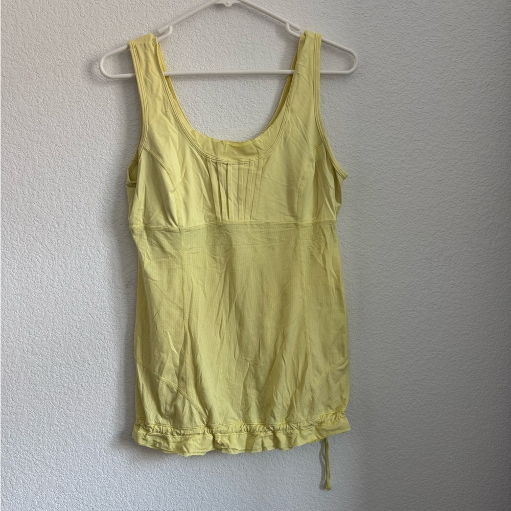 lululemon athletica Yellow Tank Top